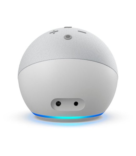 Amazon Echo Dot 4. generace s hodinami Glacier White