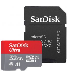 SanDisk Ultra 32GB microSDHC Class 10 UHS-I A1 with adapter