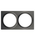 FIBARO Walli Double Cover Plate Anthracite (FG-Wx-PP-0003-8)