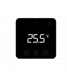 HEATIT Z-Temp2 Black, Z-Wave battery operated thermostat
