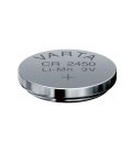 Lithium battery VARTA CR2450 3V LiMnO2 630mAh, 1pc