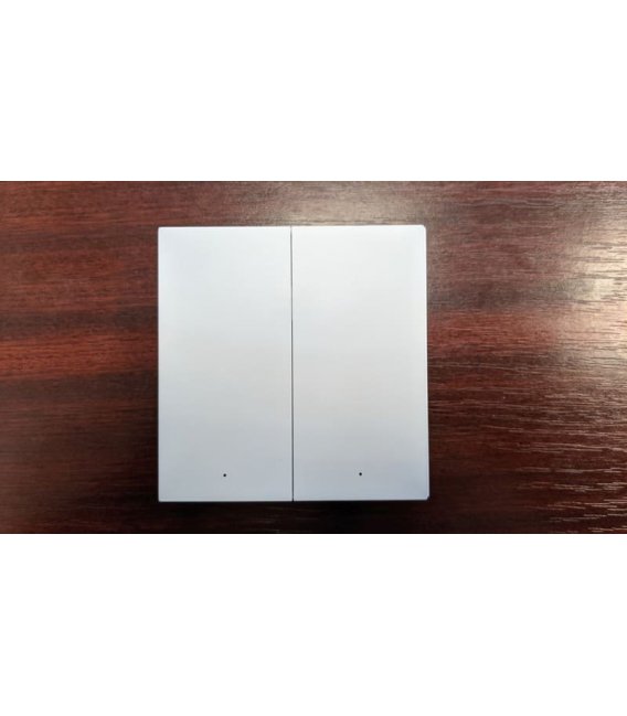 Zigbee wallswitch with double relay - AQARA Smart Wall Switch H1 EU (With Neutral, Double Rocker) (WS-EUK04)