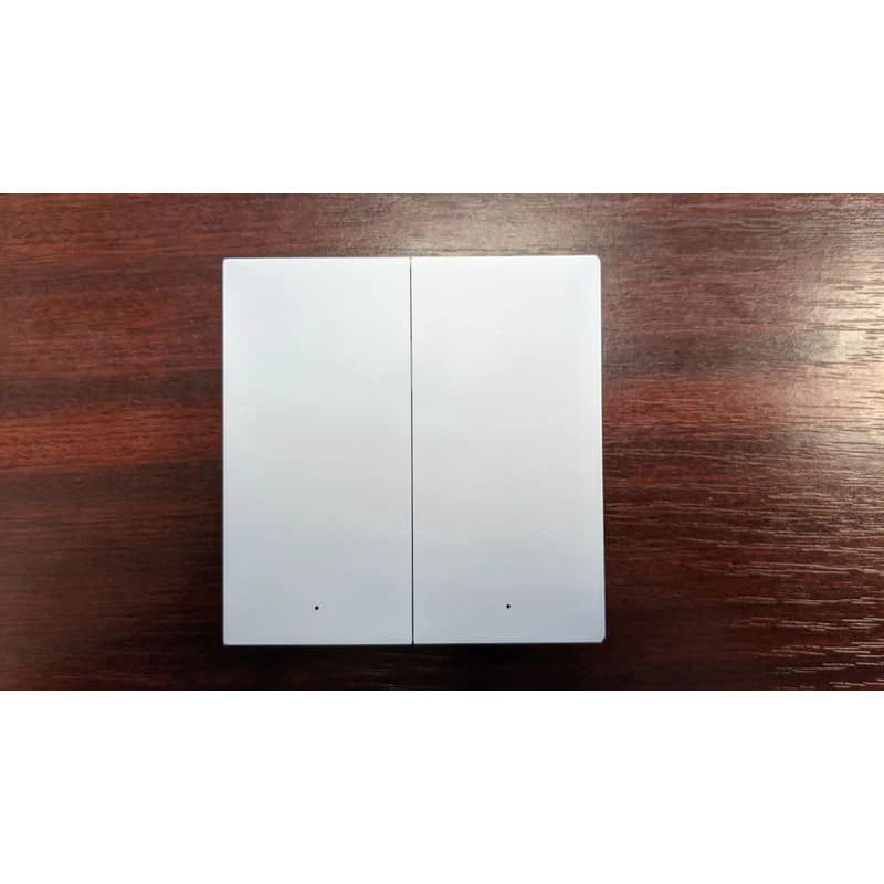 AQARA Smart Wall Switch H1 EU (With Neutral, Double Rocker) (WS-EUK04) - Zigbee wallswitch with double relay