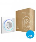 FIBARO Walli Outlet type F (FGWOF-011), 10pack