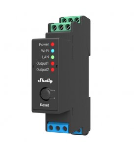 Shelly Pro 2 - relay switch 2x 16A (LAN, WiFi, Bluetooth)