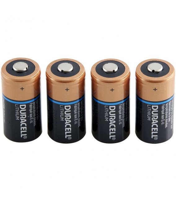 Lithium battery DURACELL CR123A 3V, 4 pcs for Danalock V3