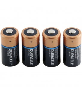Lítiová batéria DURACELL CR123A 3V, 4 ks pre Danalock V3