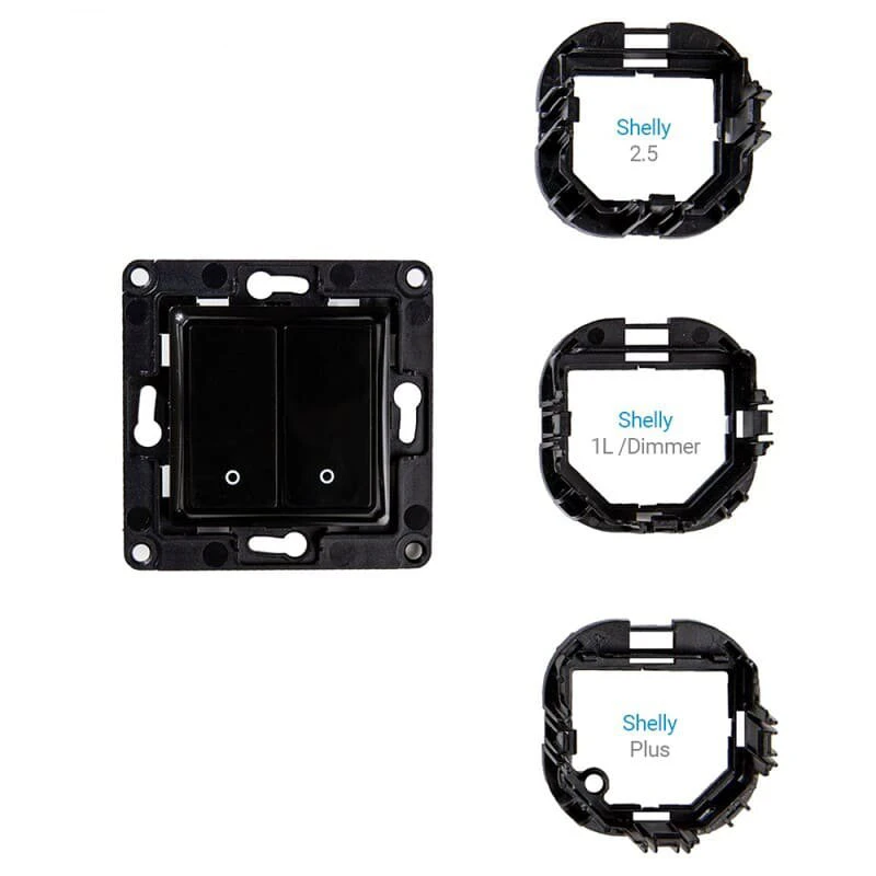 Shelly Wall Switch 2 - black