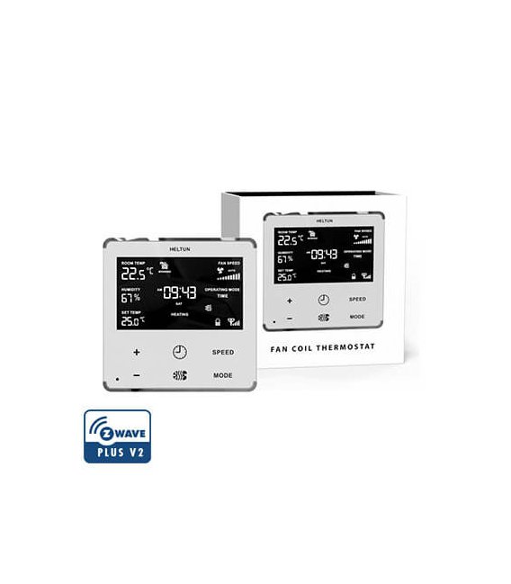 HELTUN Fan Coil Thermostat (HE-FT01-WW), Z-Wave termostat pro fan coil systémy