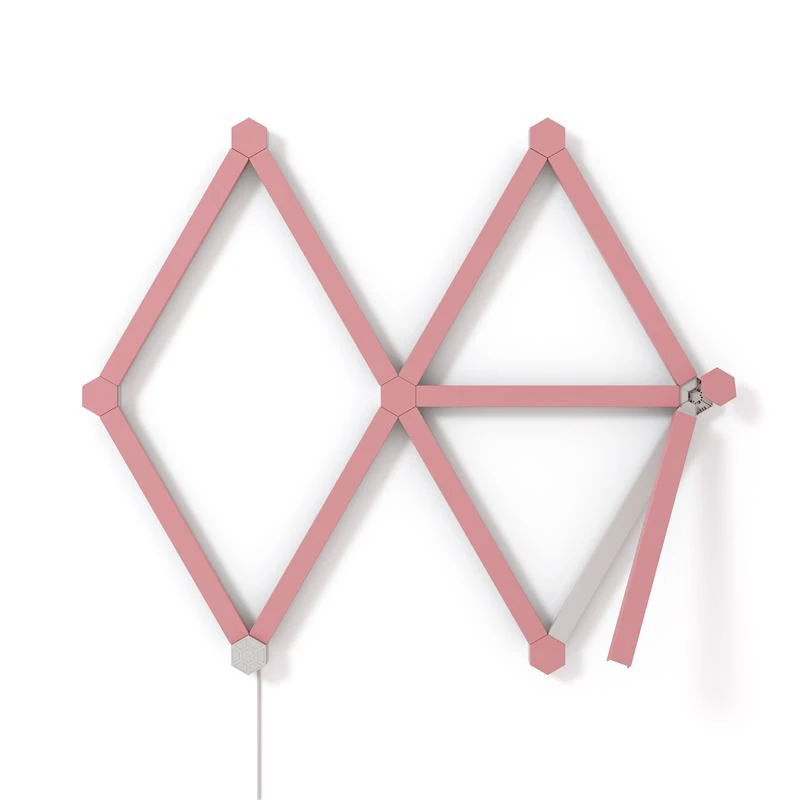 Nanoleaf Lines Skins - Matte Pink (9 pieces)