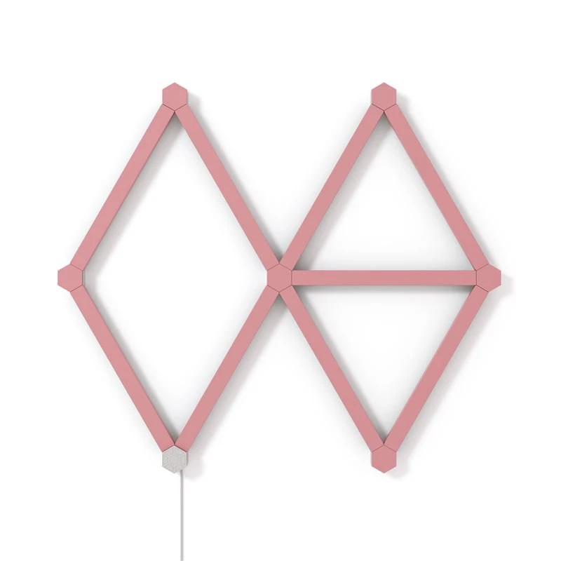 Nanoleaf Lines Skins - Matte Pink (9 pieces)