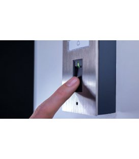 DoorBird D1101FV, Fingerprint, Surface-mount, Stainless steel V2A, Brushed