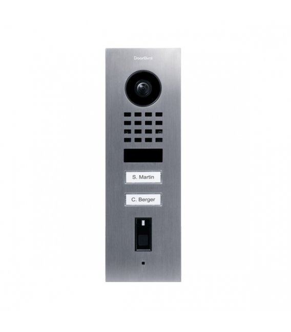 DoorBird D1102FV, Fingerprint, Flush-mount, Stainless steel V2A, Brushed