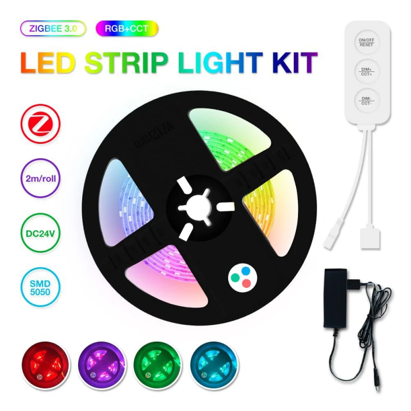 GLEDOPTO Zigbee Pro 12V LED strip Kit (GL-C-004P) - LED lighting kit