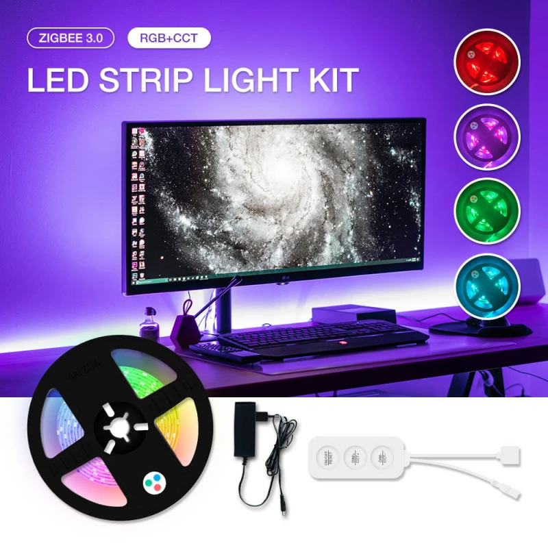 GLEDOPTO Zigbee Pro 12V LED strip Kit (GL-C-004P) - LED lighting kit