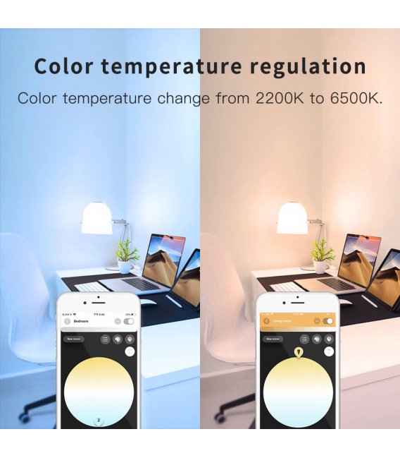 GLEDOPTO Zigbee Pro 6W LED Bulb Dual White and Color (GL-B-007P)