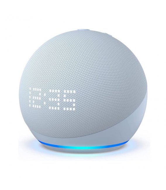 Amazon Echo Dot 5. generace s hodinami Cloud Blue