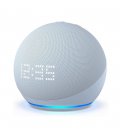 Amazon Echo Dot 5th generation with clock Cloud Blue