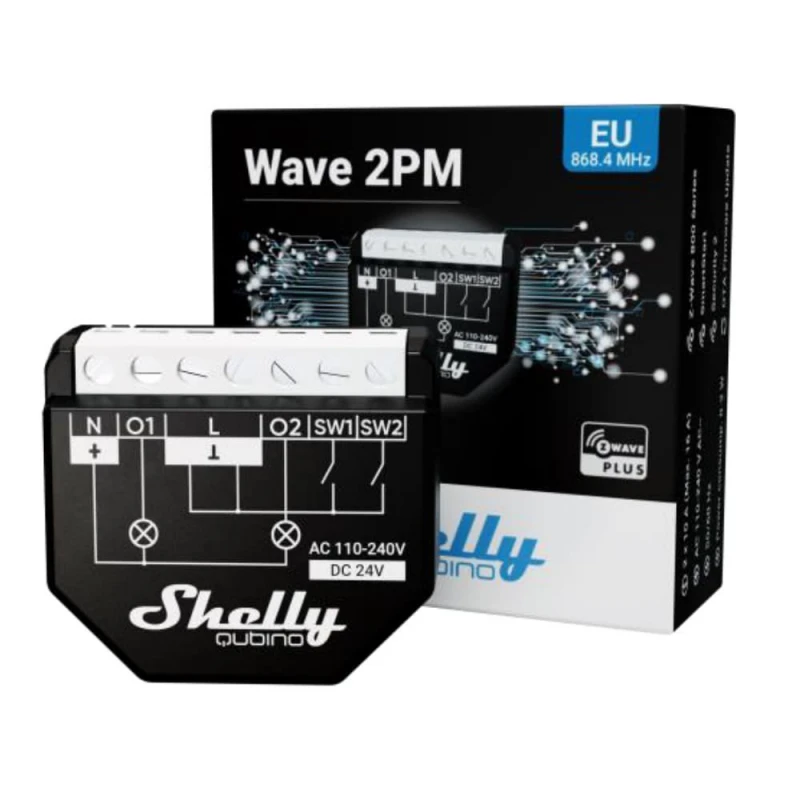 Shelly Wave Shutter - žalúziový modul (Z-Wave)