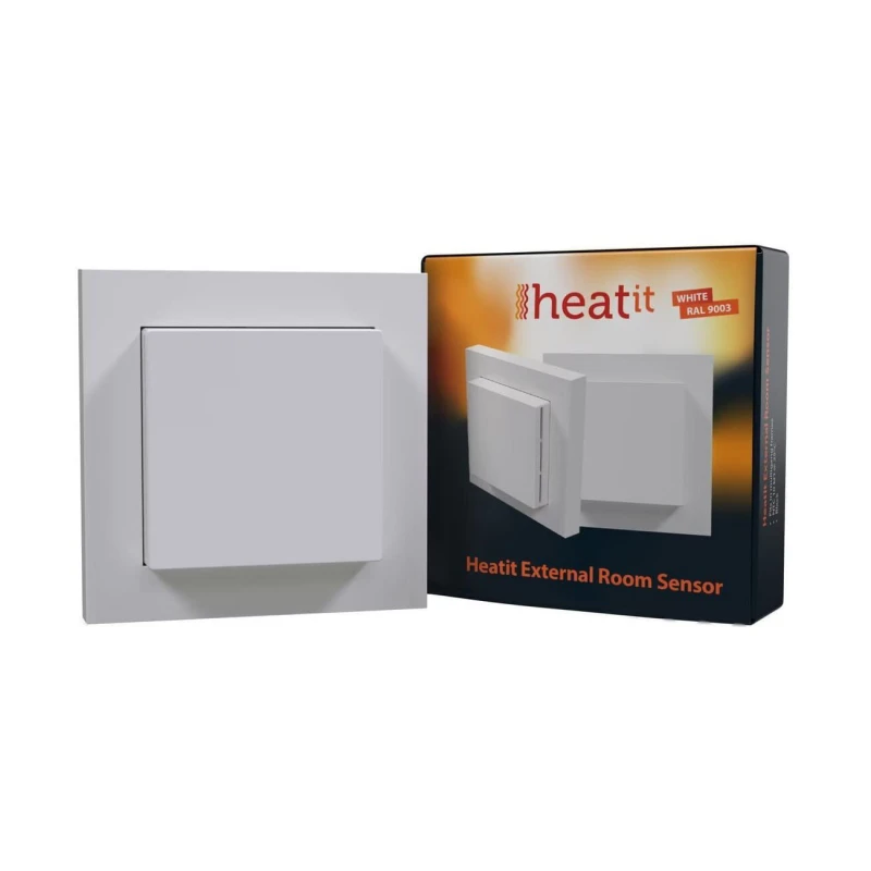 HEATIT External Room Sensor White RAL 9003