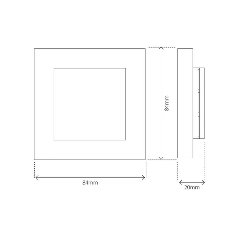 HEATIT External Room Sensor Black