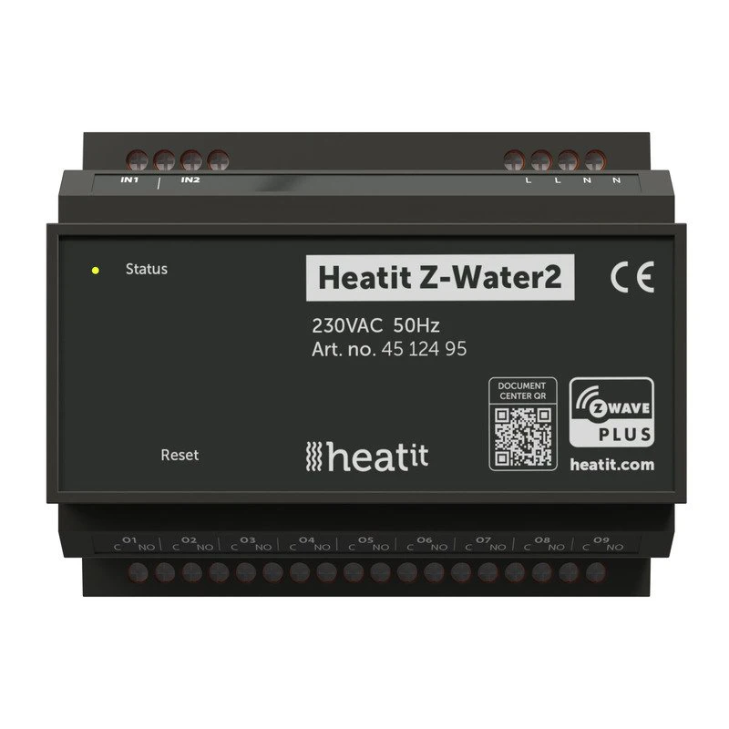 HEATIT Z-Water 2, control the hydronic heating 9 outputs