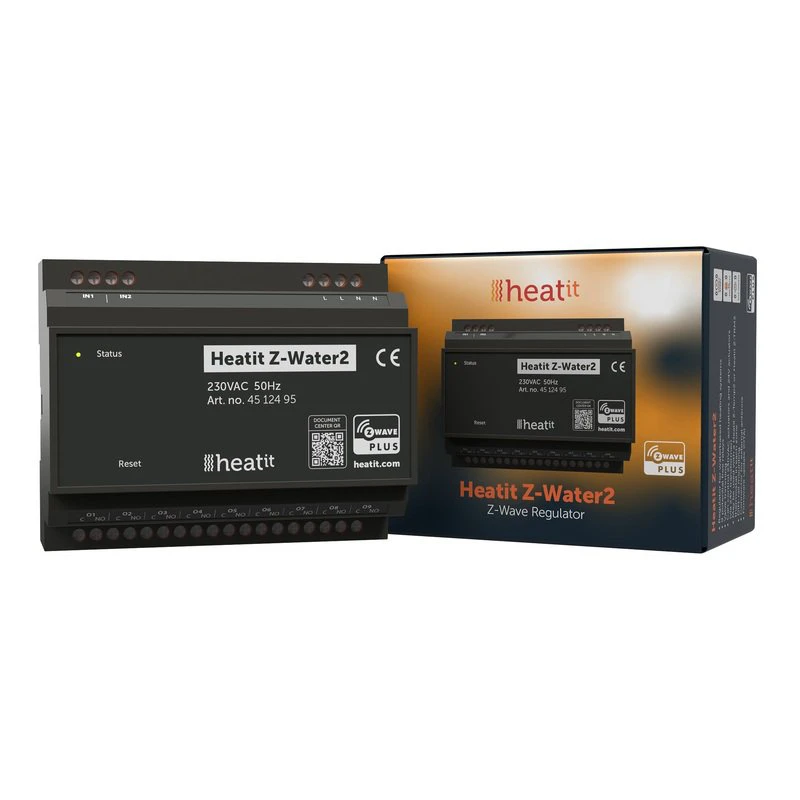HEATIT Z-Water 2, control the hydronic heating 9 outputs