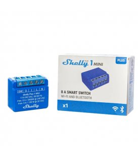 Shelly Plus 1 Mini - relay switch 1x 8A (WiFi, Bluetooth)