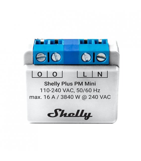 Shelly Plus PM Mini - modul pro měření spotřeby do 16A (WiFi, Bluetooth)