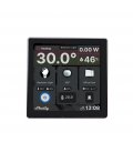 Shelly Wall Display - wall touch panel with relay 5A (WiFi, Bluetooth), Black