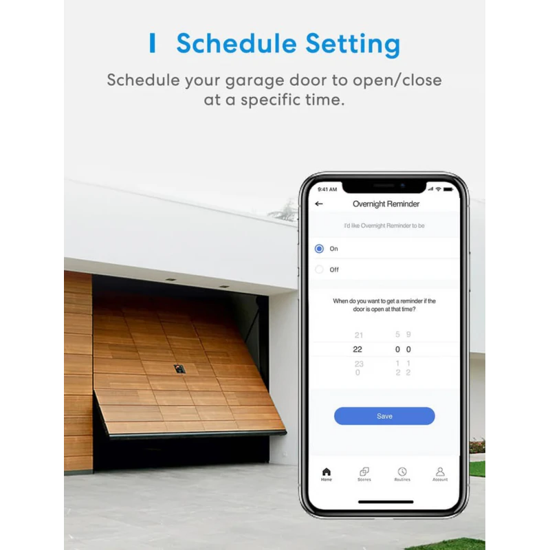 Meross Smart Wi-Fi Garage Door Opener, MSG100HK (EU version)