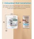 Meross Smart Wi-Fi Termostat pre Elektrické Podlahové Kúrenie, MTS200HK (EU verzia)