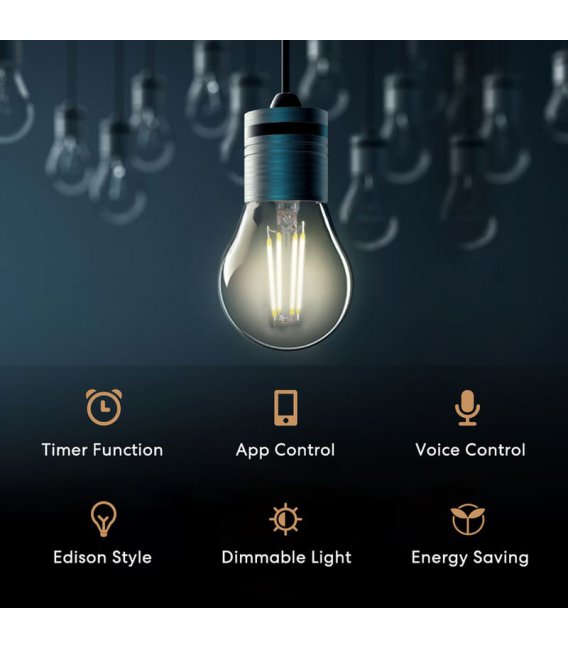 Meross Smart LED Light Bulb E27, MSL100HK (EU version)