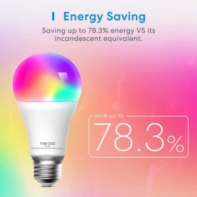 Meross Smart Wi-Fi LED Light Bulb RGBWW E27, MSL120HK (EU version)