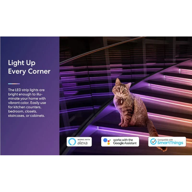 Meross Smart Wi-Fi LED Light Strip RGBWW 5m, MSL320PHK (EU version)