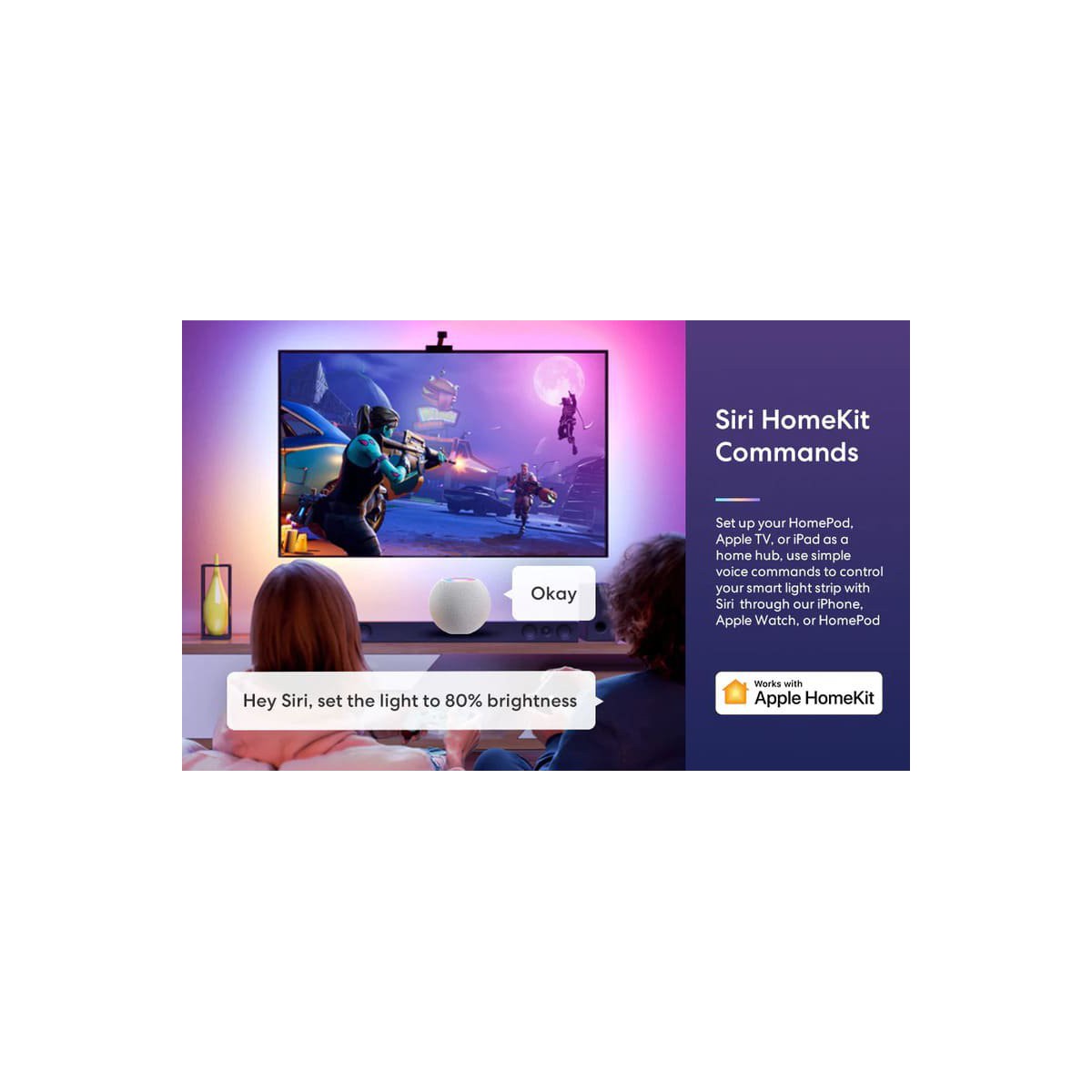 Meross Smart Wi-Fi LED Light Strip RGBWW 5m, MSL320PHK (EU version)