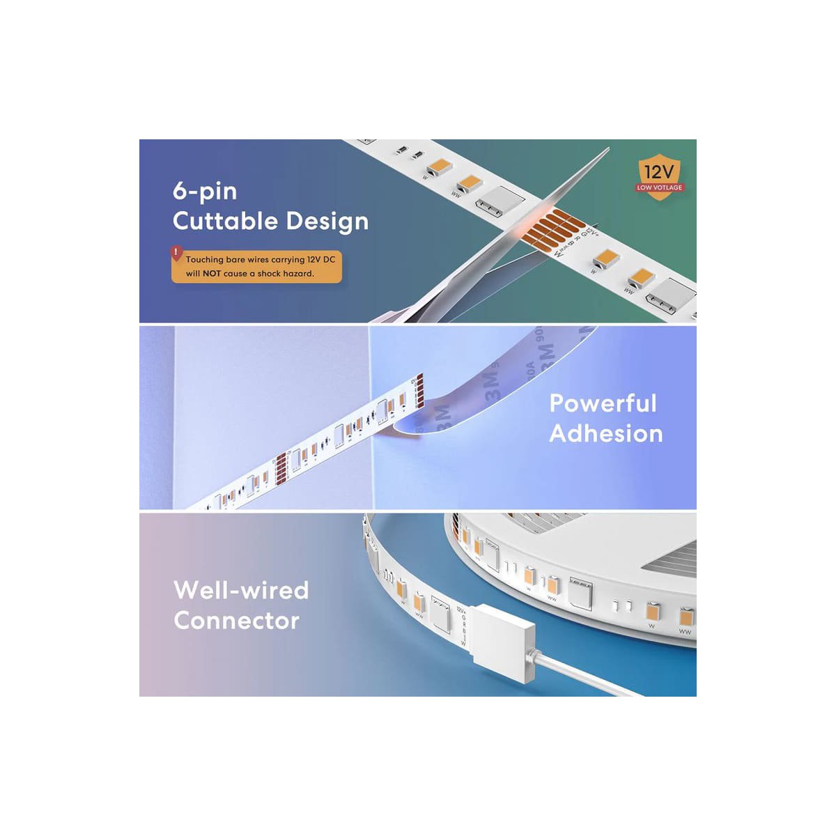 Meross Smart Wi-Fi LED Light Strip RGBWW 5m, MSL320PHK (EU version)