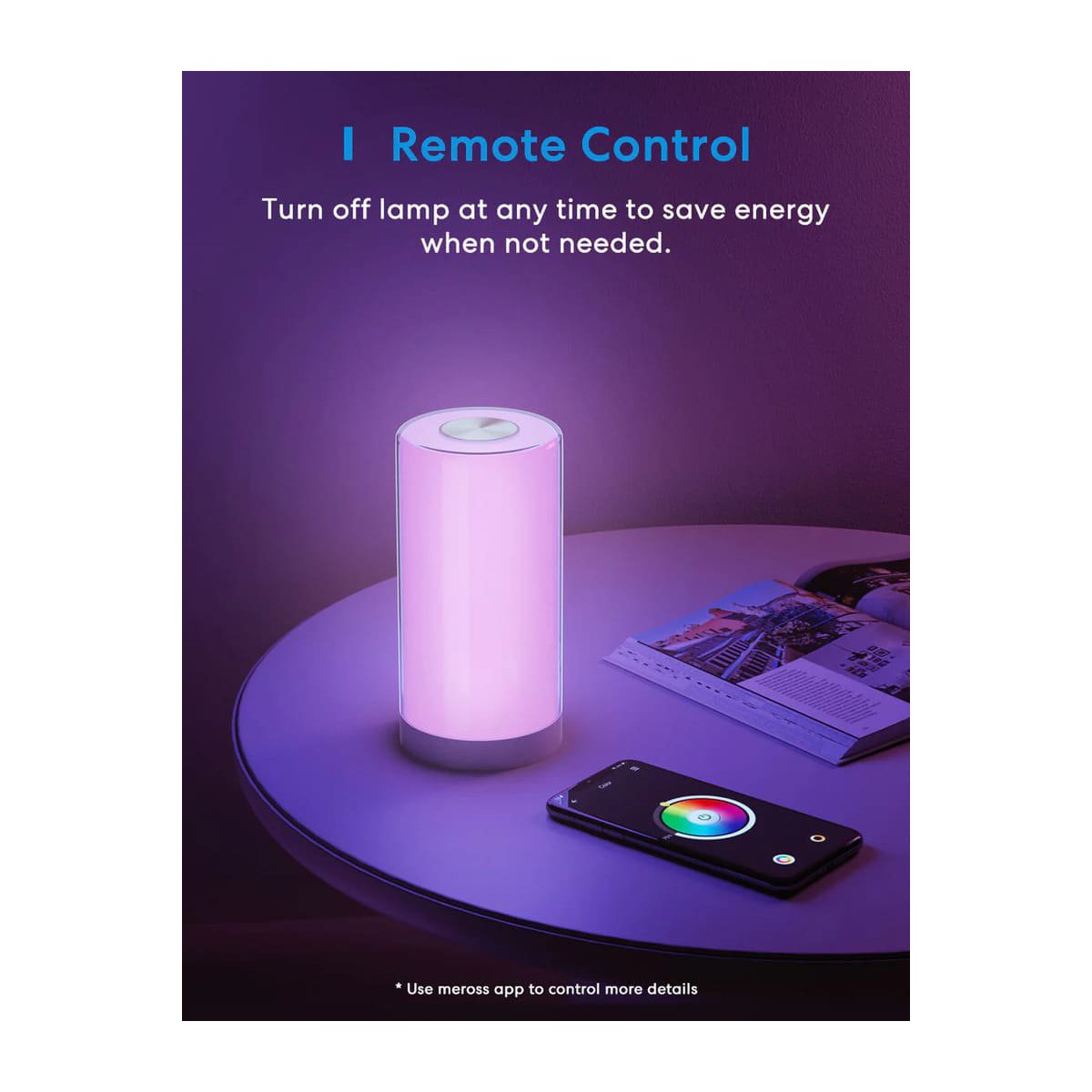 Meross Smart Wi-Fi Ambient Light, MSL430HK (EU version)