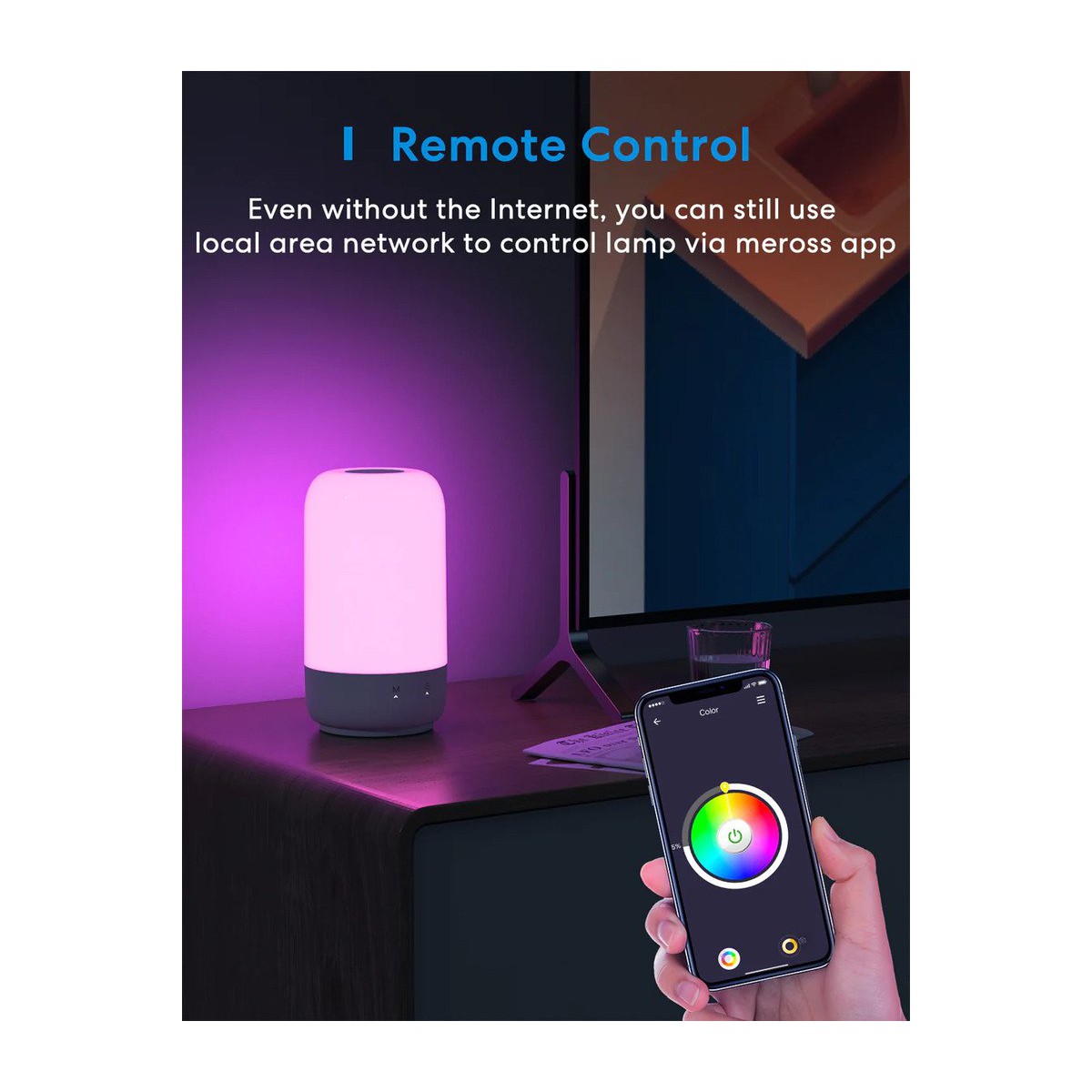 Meross Smart Wi-Fi Ambient Light, MSL450HK (EU version)