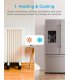 Meross Smart Wi-Fi Zásuvkový Termostat, Topení a Chlazení, MTS960HK (EU verze)