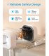 Meross Smart Wi-Fi Zásuvkový Termostat, Kúrenie a Chladenie, MTS960HK (EU verzia)