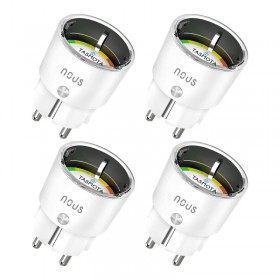 Nous A1T WiFi Smart Socket with Tasmota up to 16A (4pcs)