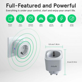 Nous A7 WiFi Smart Socket up to 16A Tuya
