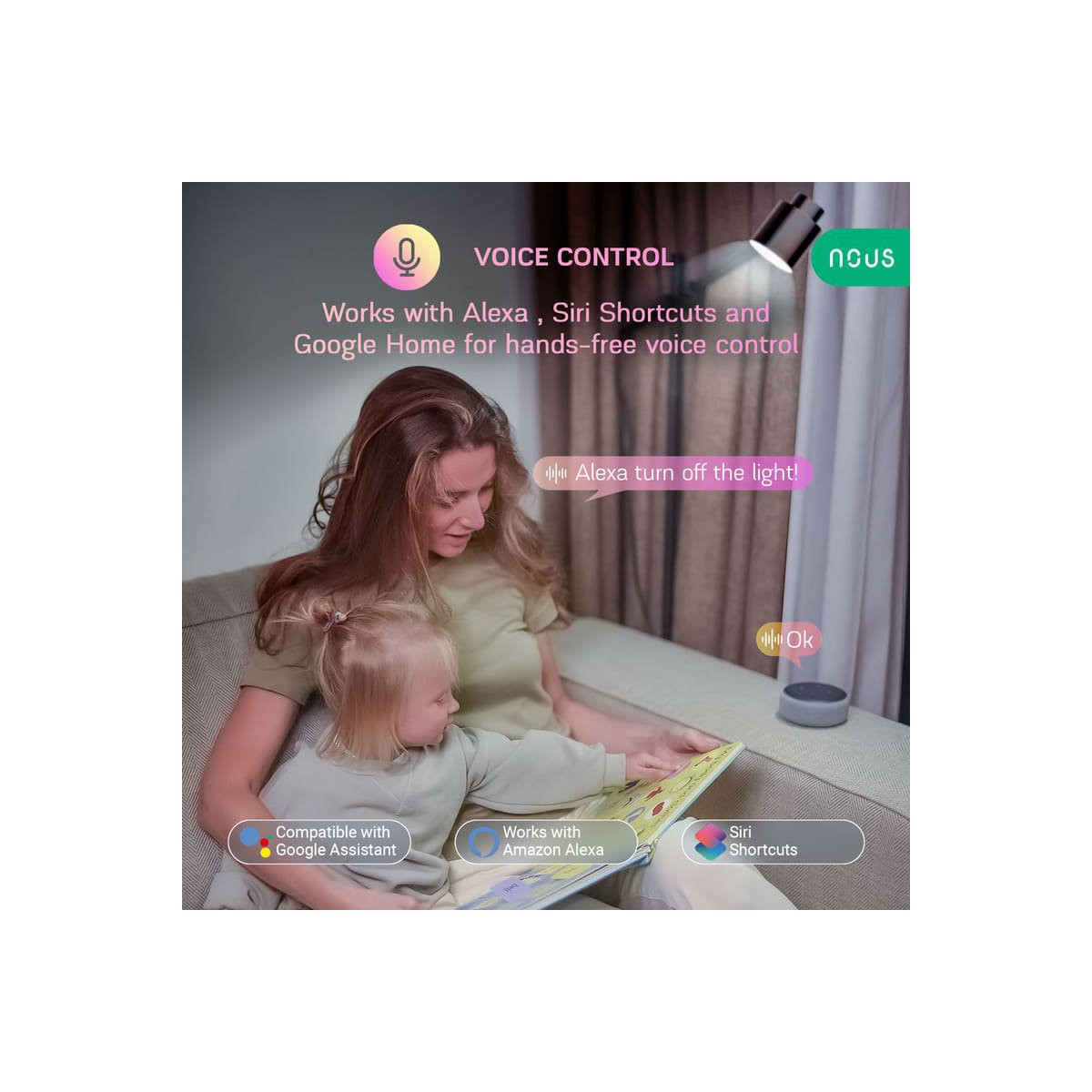 Nous P8 WiFi Smart Bulb RGB GU10 Tuya