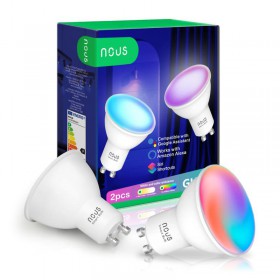 Nous P8 WiFi Smart Bulb RGB GU10 Tuya (2 pcs)