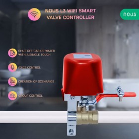 Nous L3 WiFi Smart Valve Controller Tuya