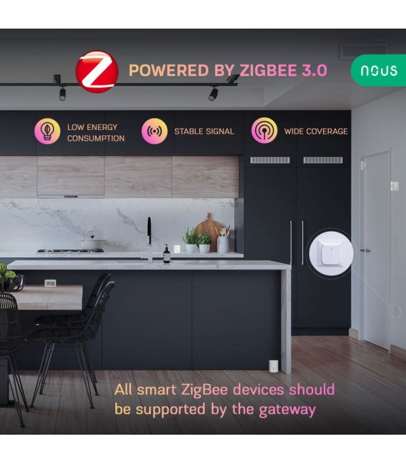 Nous E1 Zigbee Smart Gateway with Bluetooth