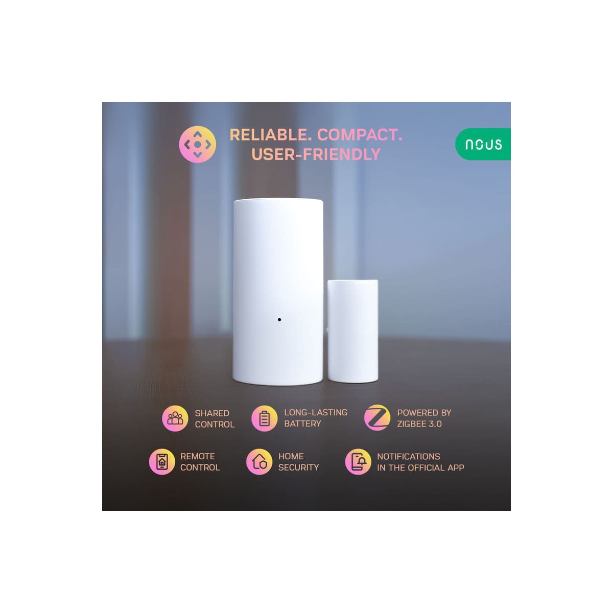 Nous E3 Zigbee Smart Door and Window Sensor