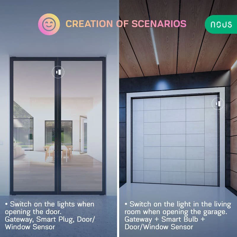Nous E3 Zigbee Smart Door and Window Sensor
