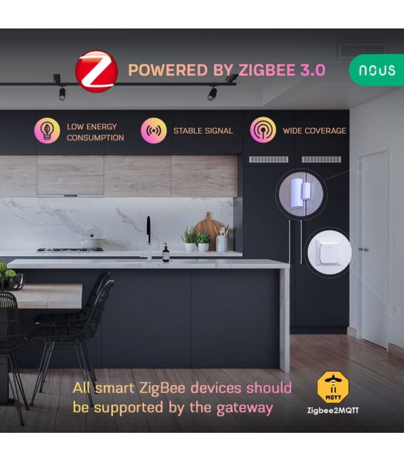 Nous E3 Zigbee Smart Dveřní a Okenní Senzor